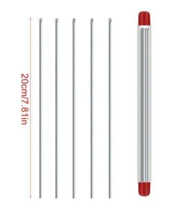 Captain 7657 Yem Şişi 1mm Canlı Yem Takmak İçin 25cm İnox Şiş 5li Paket - 3