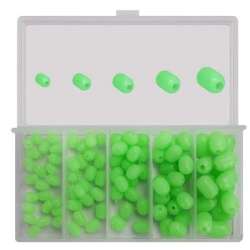 Captain 7660 Silikon Boncuk Seti Glow 100lü Kutuda - Captain