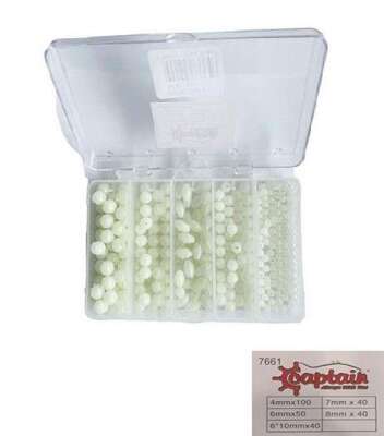 Captain 7661 Boncuk Set Hazır Takım ve Çapari Boncuğu Glow - 2