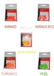 Captain 7666 Renkli Boncuk Oval 110mm Silikon Boncuk 20li Paket - Captain