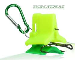 Captain 7684 Üçlü İğne Koruyucu Karabinalı Aparat 10lu Paket - Captain