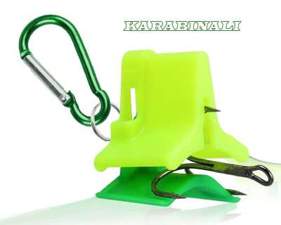 Captain 7684 Üçlü İğne Koruyucu Karabinalı Aparat 10lu Paket - 1