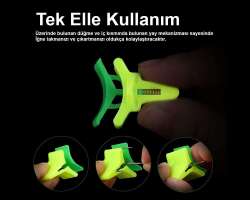 Captain 7685 Üçlü İğne Koruyucu Aparat 10lu Paket - 4