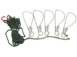 Captain 7689 Balık Kıtkası 25mt 5 Karabinalı Kıtka - Captain