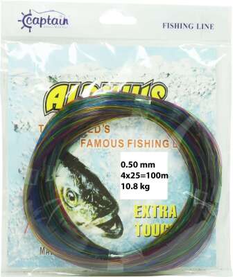 Captain Alpinus Poşet Misina 4x25 Bağlantılı 100mt Ebruli - 2