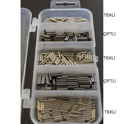 Captain Çelik Tel Sıkıştırma Burcu Size:S Tekli-Double Mix 300lü Kutu - 3