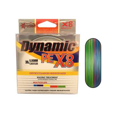 Captain Dynamic PE 8 Örgü İpi Misina 300mt Multi Color - 1