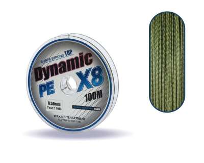 Captain Dynamic Soft PE 8 Örgü İp Misina 100mt Yeşil - 5