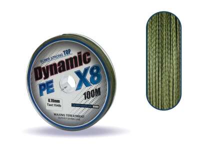 Captain Dynamic Soft PE 8 Örgü İp Misina 100mt Yeşil - 3