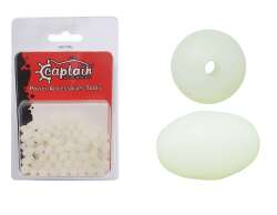 Captain Glow Boncuk Oval Çapari ve Takım Boncuğu 100lü Paket - Captain