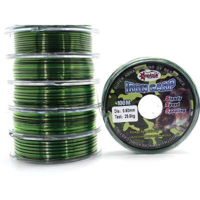 Captain İron Carp 100mt Monofilament Misina Kamuflaj - 2