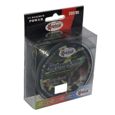 Captain İron Carp 300mt Monofilament Misina Kamuflaj - 1