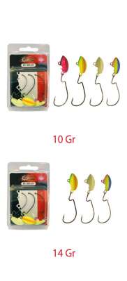 Captain Jig Head Current Offset İğneli Jig Head 3lü Mix Set - 3