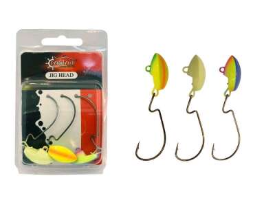 Captain Jig Head Current Offset İğneli Jig Head 3lü Mix Set - 2