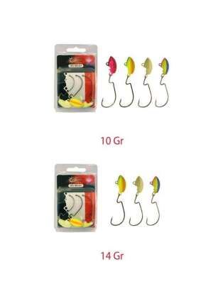 Captain Jig Head Current Offset İğneli Jig Head 3lü Mix Set - 4