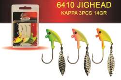 Captain Jig Head Kappa 3lü Mix Set Kaşıklı Jig Head - Captain