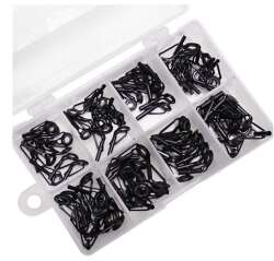 Captain Kamış Porselen Uç Seti 80li Kutu Black-Nikel 18-20-22-24-26mm - 2