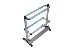 Captain Kamış Standı Katlanır Alüminyum Demonte Olta Standı 73x32x73cm - Captain