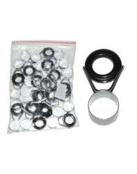 Captain Kamış Yedek Porselen Halka 20li Paket Nikel Renk - Captain