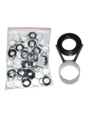 Captain Kamış Yedek Porselen Halka 20li Paket Nikel Renk - 2