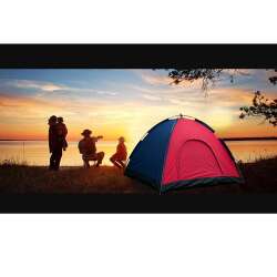 Captain Kamp Çadırı 7307 Sineklikli ve Çubuklu Kolay Kurulan 200X300X170cm - 4