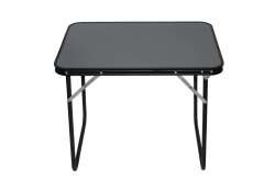 Captain Kamp Masası Katlanır MDF Balıkçı Masa Antrasit Renk 50X70X58cm - Captain