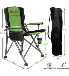 Captain Kamp Sandalyesi İthal Pro Katlanır Bardaklı Koltuk - 2