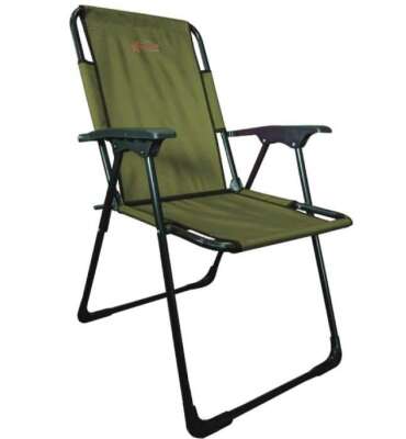 Captain Kamp Sandalyesi Profesyonel Katlanır Balıkçı Koltuk Haki - 1
