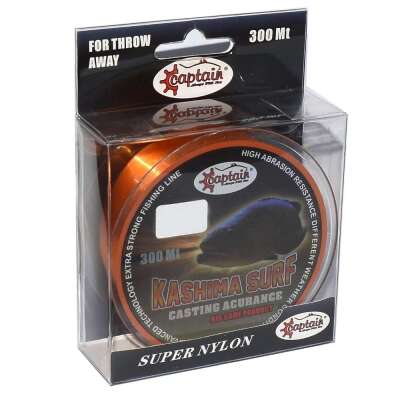 Captain Kashima Surf 300mt Monofilament Misina Oranj - 1