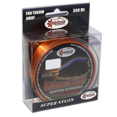Captain Kashima Surf 300mt Monofilament Misina Oranj - 2