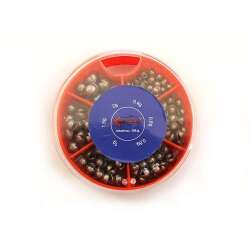 Captain Kutu Kurşun Seti 6590 Yuvarlak Yarık 100gr - Captain