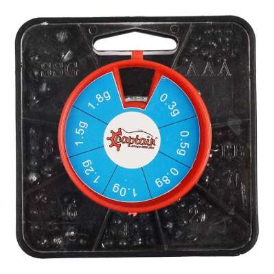 Captain Kutu Kurşun Seti 6598 Yuvarlak Yarık 100gr - 1