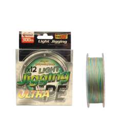 Captain Light Jigging 12X Ultra PE 12 Örgü Jig İpi 300mt Multi Color - Captain