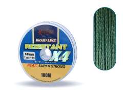 Captain Resistant PE 4 Kat İp Misina 100mt Yeşil - 18