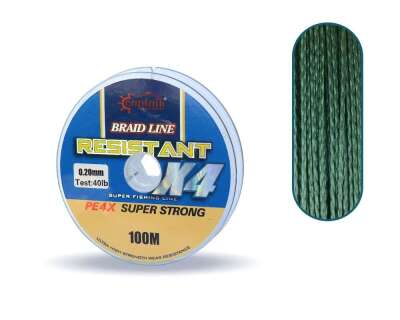 Captain Resistant PE 4 Kat İp Misina 100mt Yeşil - 11