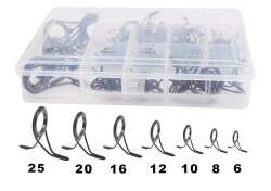 Captain Spin Kamış Halka Seti İki Ayaklı Porselen 100lü Kutu 6-8-10-12-16-20-25mm - Captain