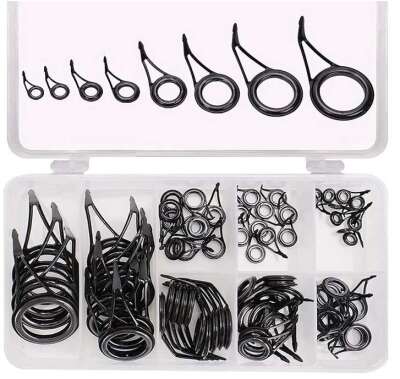 Captain Spin Kamış Halka Seti Tek Ayaklı Porselen 75lü Kutu 6-8-10-12-16-20-25-30mm - 1