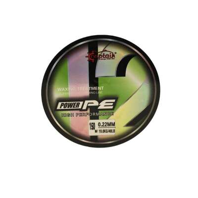 Captain X12 Power PE 12 Örgü Spin İp Misina 150mt Green White - 2