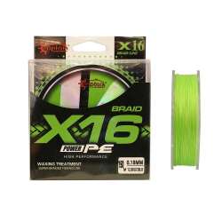 Captain X16 Power PE 16 Örgü Spin İp Misina 150mt Light Green - Captain