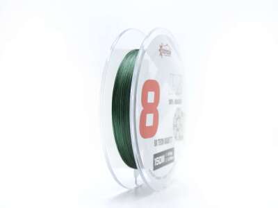 Captain X8 Kadett Tech PE 8 Örgü Spin İpi 150mt Dark Green - 2