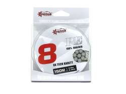 Captain X8 Kadett Tech PE 8 Örgü Spin İpi 150mt Dark Green - 3