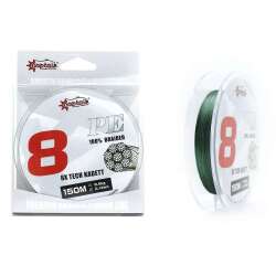 Captain X8 Kadett Tech PE 8 Örgü Spin İpi 150mt Dark Green - 4