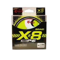 Captain X8 Power PE 8 Örgü Spin İp Misina 150mt Lemon Yellow - 2