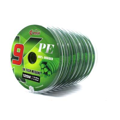Captain X9 Megane Tech PE 9 Örgü Spin İpi 125mt Dark Green - 3