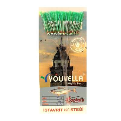 Çinekop Kösteği UV-GLOW Simli Youvella Kartonda 50 İğne 025mm Köstek - 3