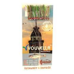 Çinekop Kösteği UV-GLOW Simli Youvella Kartonda 50 İğne 025mm Köstek - 7