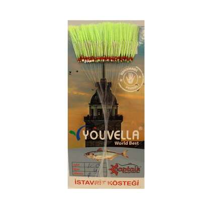 Çinekop Kösteği UV-GLOW Simli Youvella Kartonda 50 İğne 025mm Köstek - 10