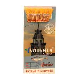 Çinekop Kösteği UV-GLOW Simli Youvella Kartonda 50 İğne 025mm Köstek - 12