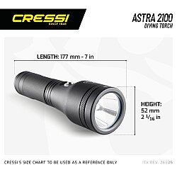 Cressi Astra 2100 Su Altı Feneri - 5