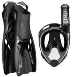 Cressi Baron + Tonga Maske Şnorkel Seti - 2